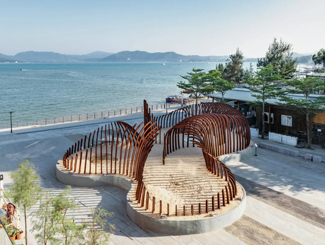 《新共享景觀》之 與人共享 | 2019 UABB 雙年展作品:海之韻 : 與自然對話的藝術(shù)裝置